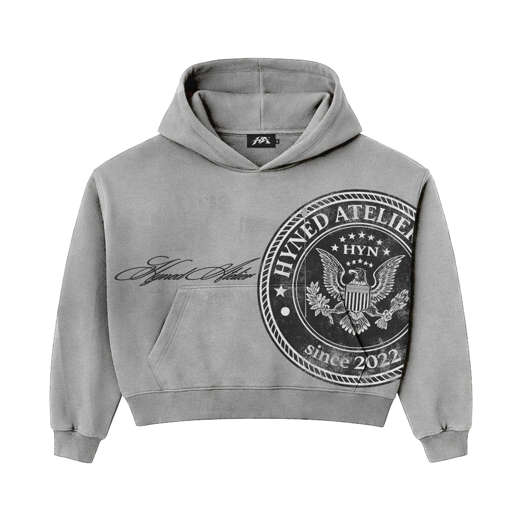 Signature Hoodie - Grey/Black