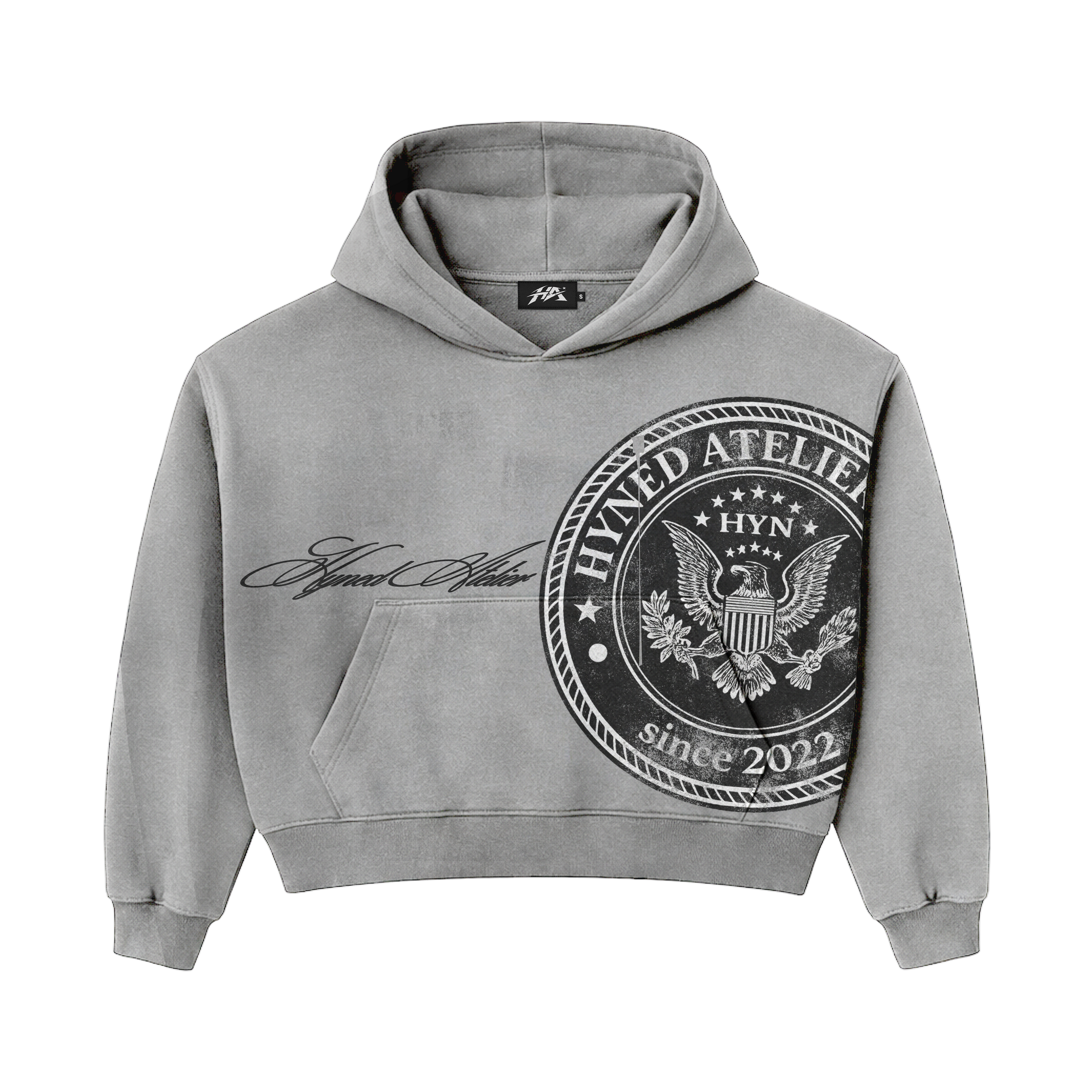 Signature Hoodie - Grey/Black