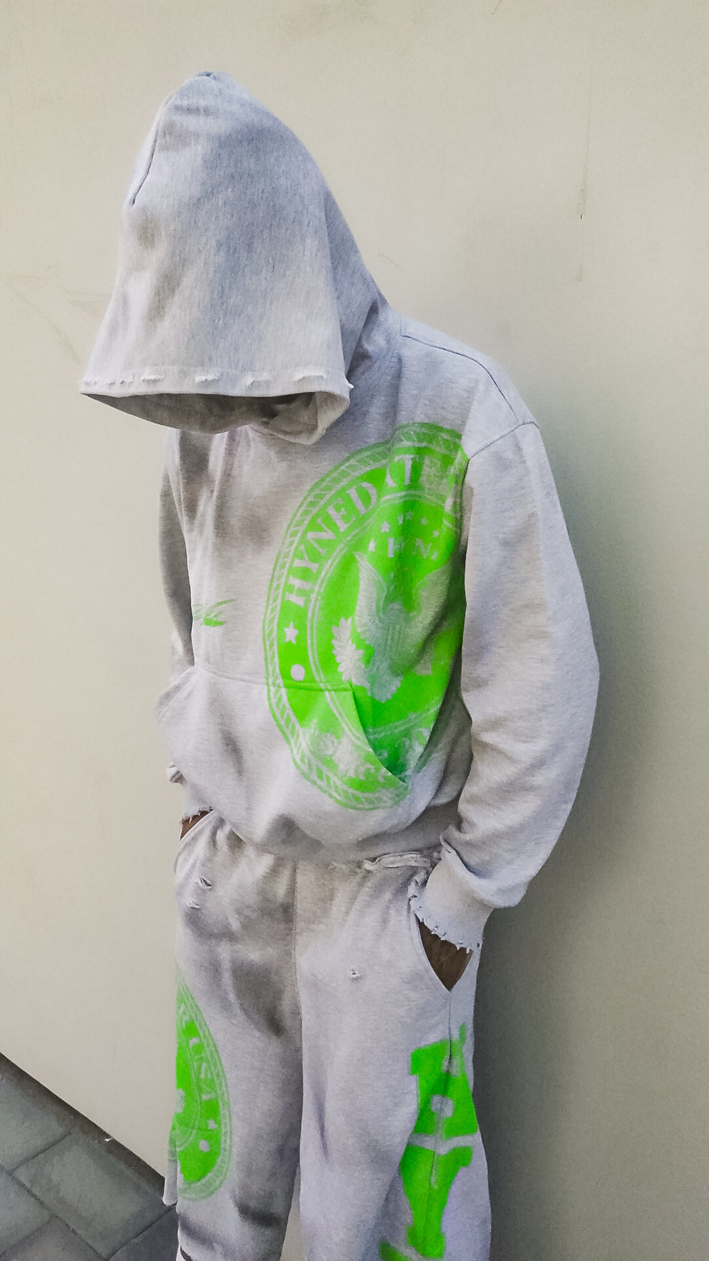 Signature Hoodie - Grey/Green