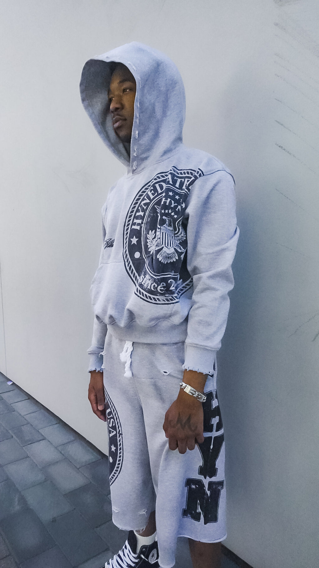 Signature Hoodie - Grey/Black