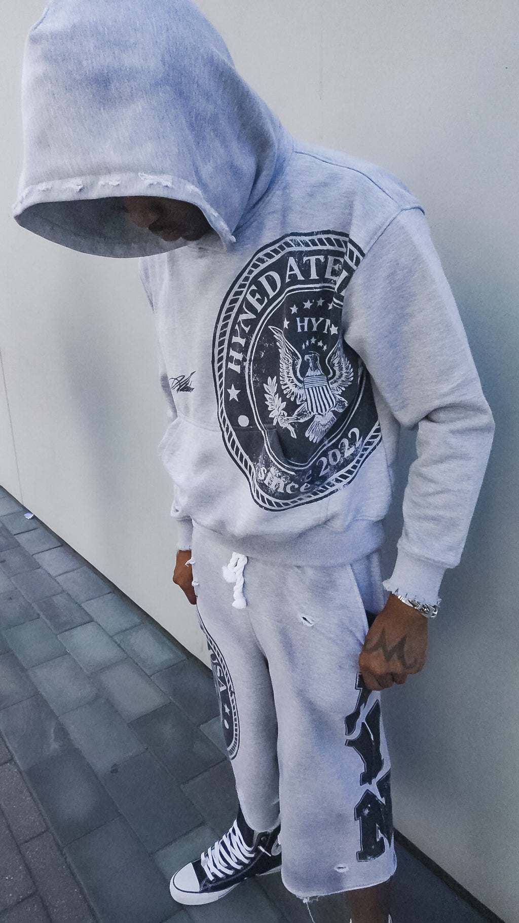 Signature Hoodie - Grey/Black