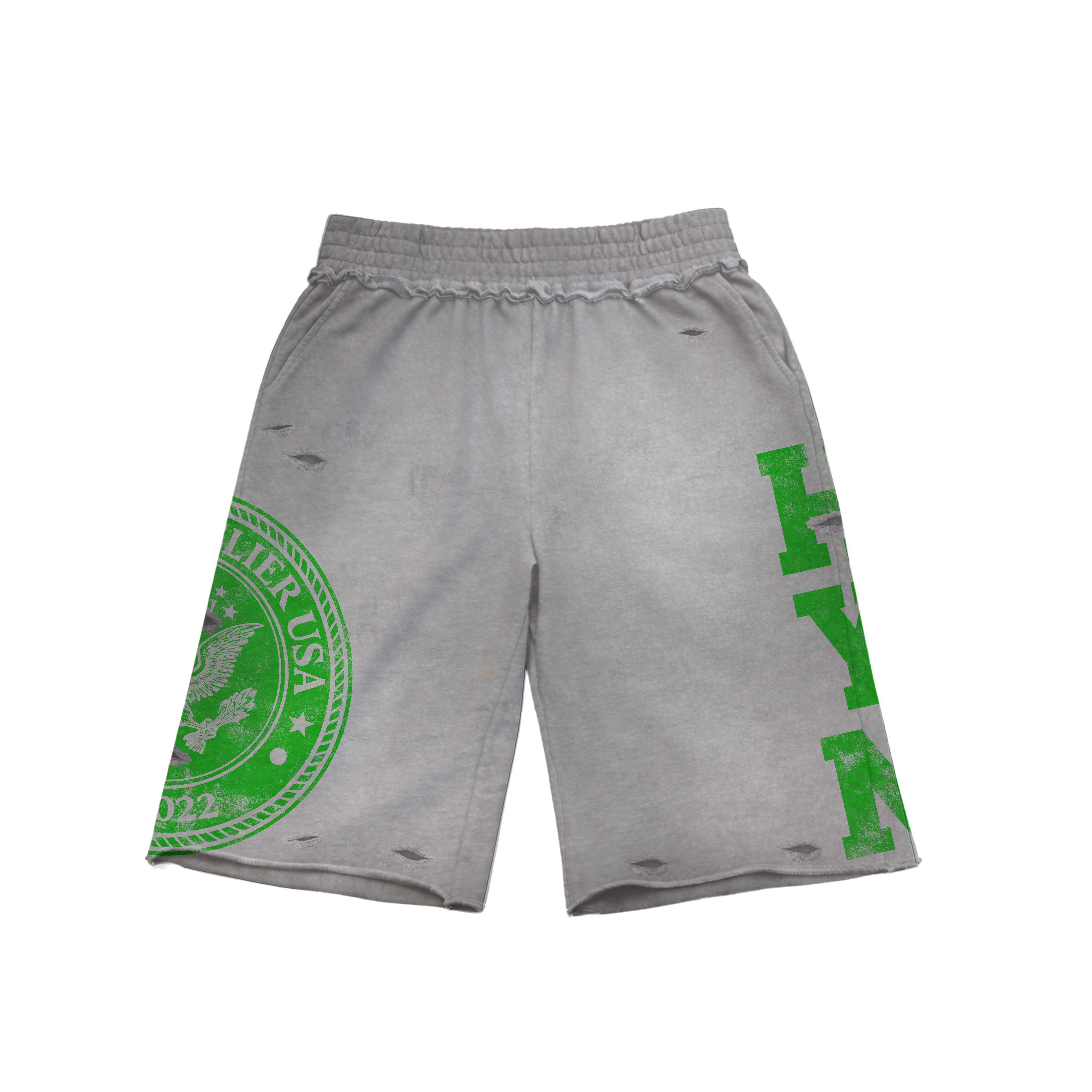 Signature Shorts - Grey/Green