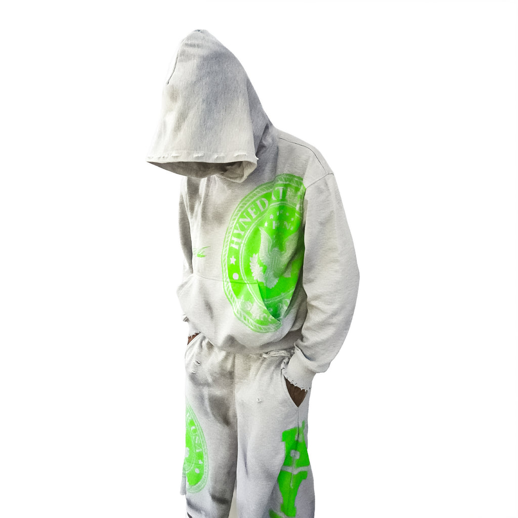Signature Hoodie - Grey/Green