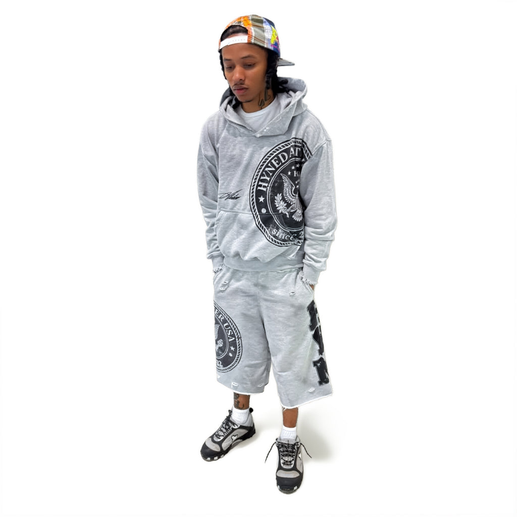 Signature Hoodie - Grey/Black