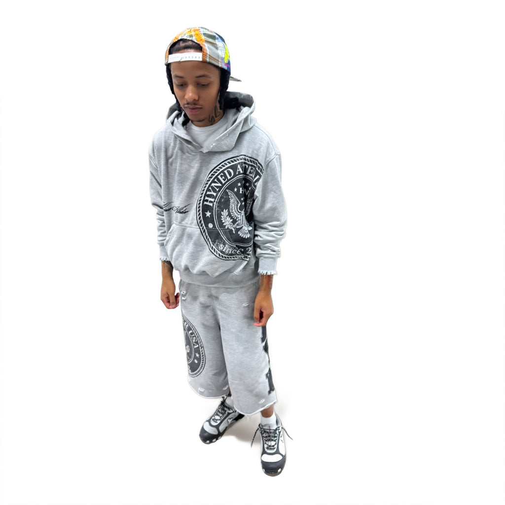 Signature Hoodie - Grey/Black