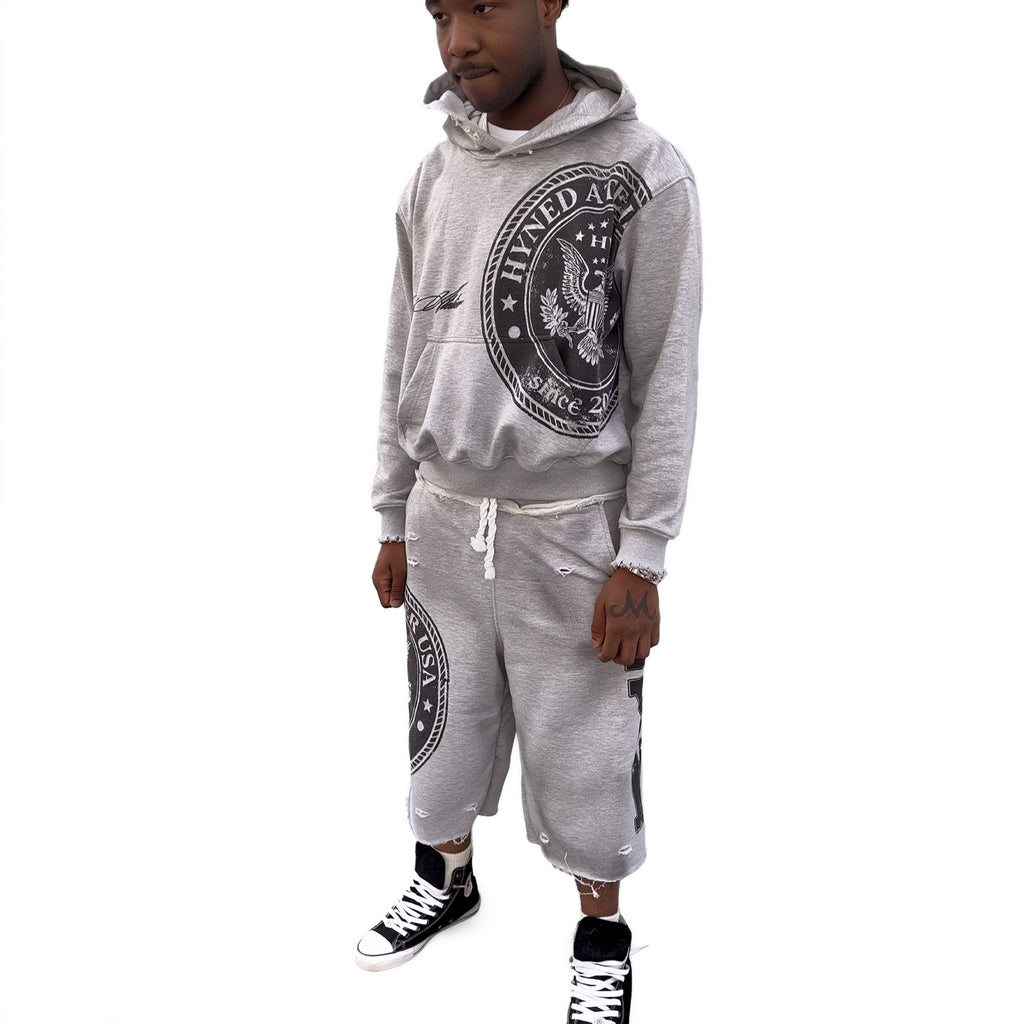 Signature Hoodie - Grey/Black